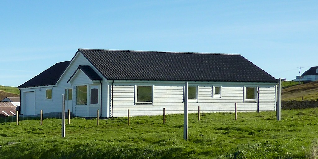 Detached 4 Bedroom House Development in Whalsay DITT Construction Ltd