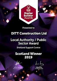 DITT scoops top industry award for high quality learning centre
